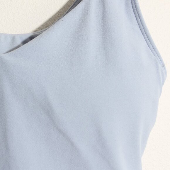 Lululemon Align Tank Top Crop Nulu Built-in-Bra Blue Linen Size 2 - Picture 4 of 13